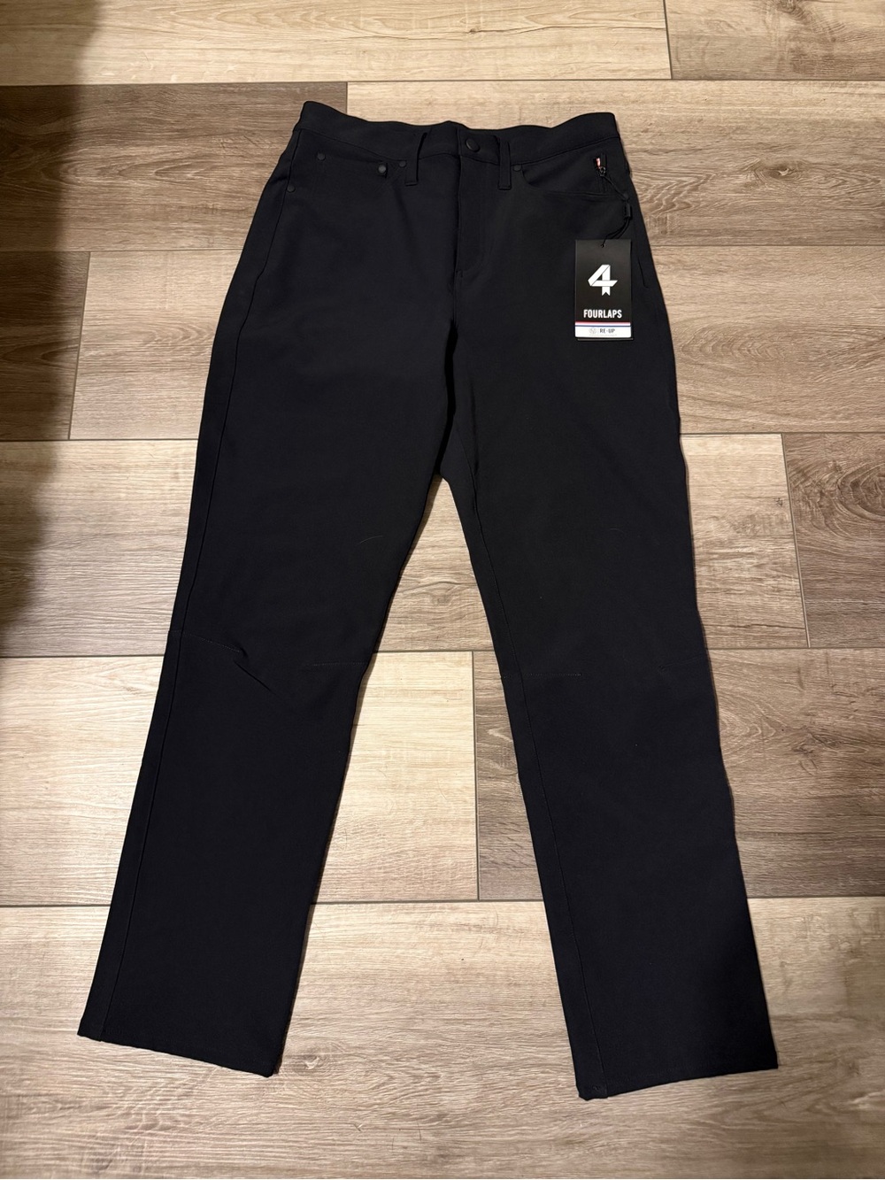 FourLaps Women's Straight Leg Performance Pants in Black - Evolve Pant